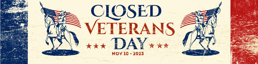 Closed Veterans Day