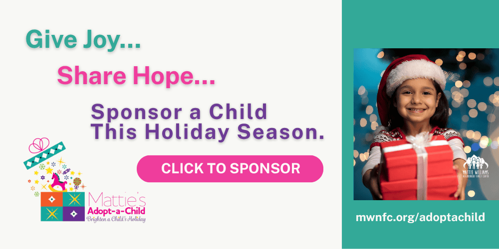 Adopt a Child mobile banner